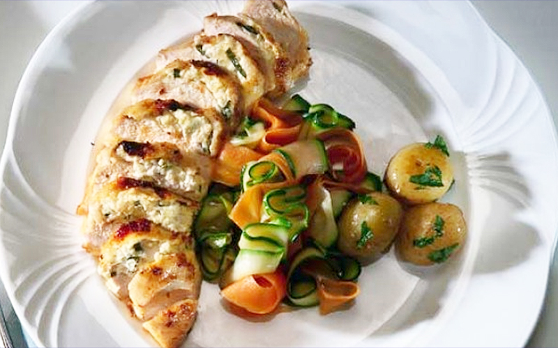 Garlic Stuffed Chicken