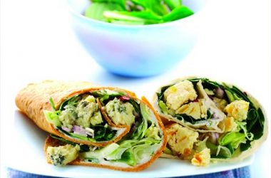 Stilton and Celery Wraps