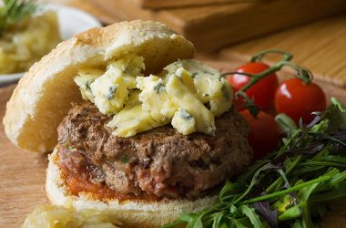 blue cheese burger