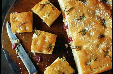 Taleggio and Grape Focaccia