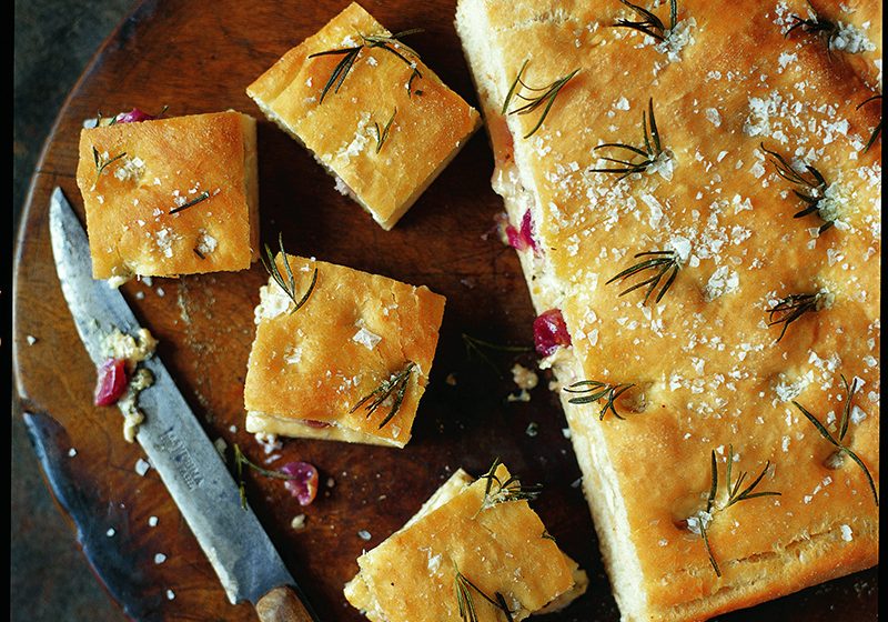 Taleggio and Grape Focaccia