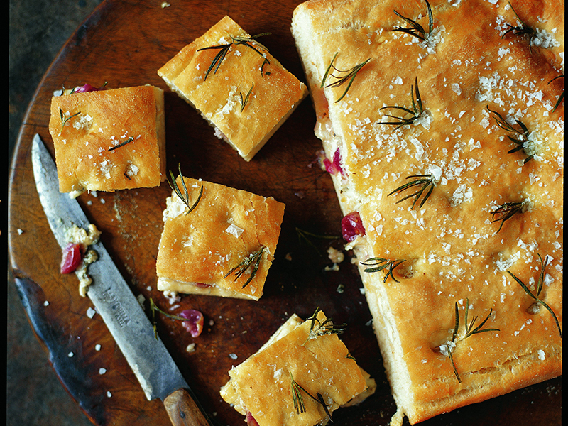 Italian Taleggio Cheese and Grape Focaccia Recipe