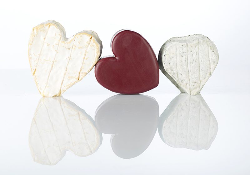 heart Shaped Box - Valentine's Cheese Gift
