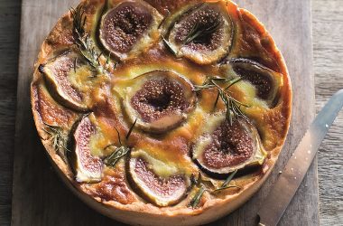 Fig, Brie and Rosemary Tart
