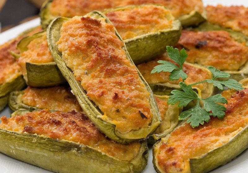 Baked Courgettes