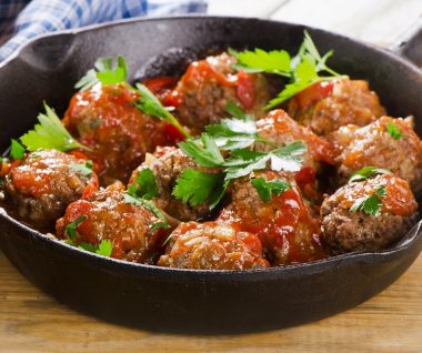 Meatballs with Berkswell