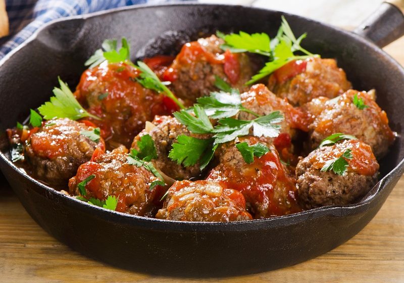 Meatballs with Berkswell