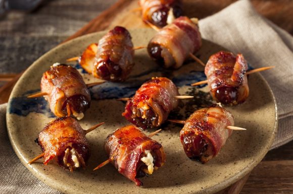 Cheese Wrapped Dates with Bacon - Pong Cheese