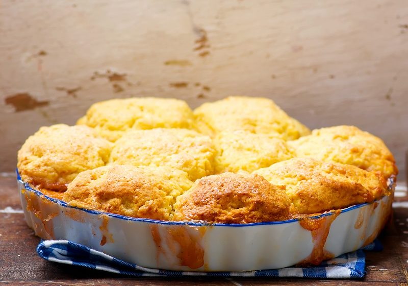 Cheesy Chicken Cobbler