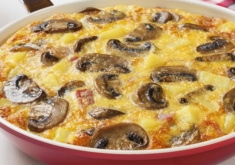 Le Gruyere, Bacon and Mushroom Frittatas