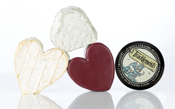 Valentine's cheese gift