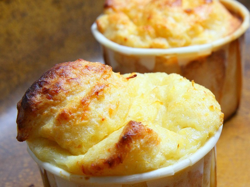 Smoked Lincolnshire Poacher Soufflés Pong Cheese