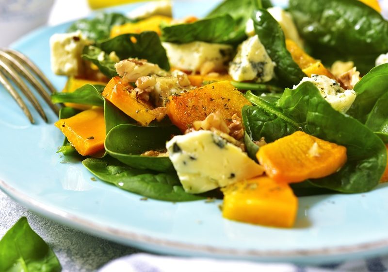 Pumpkin and Roquefort Salad