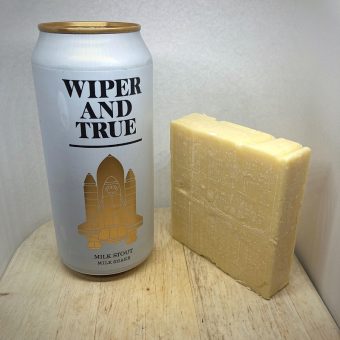 Wiper and True Milk Stout and Alex James Cheddar No1