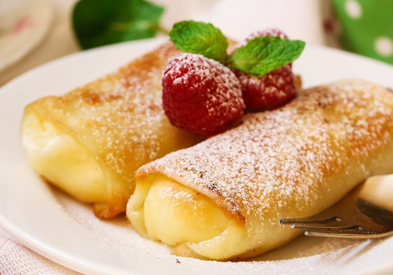 Cheese crepes