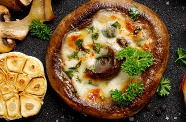 Cheese stuffed mushrooms