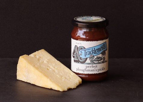 Perfect Ploughman's Pickle and Cheddar