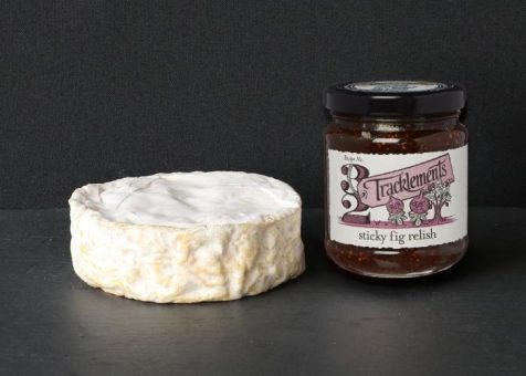 Washed Rind and Sticky fig Relish