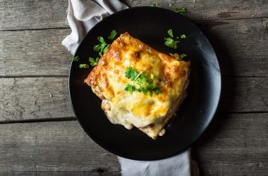 Sheep's Cheese lasagne