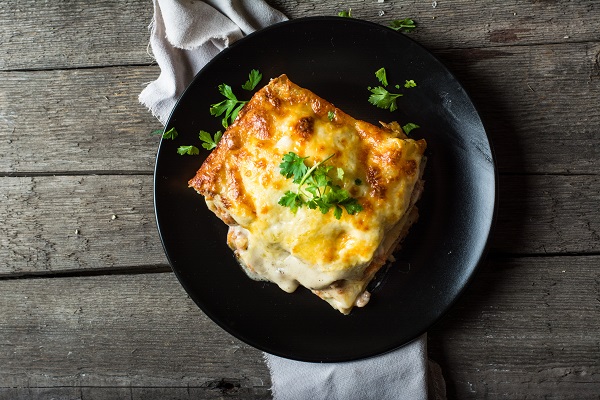 Sheep's Cheese lasagne