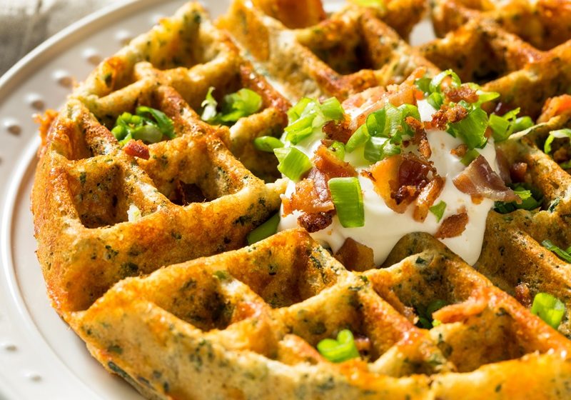 Cheddar Waffles