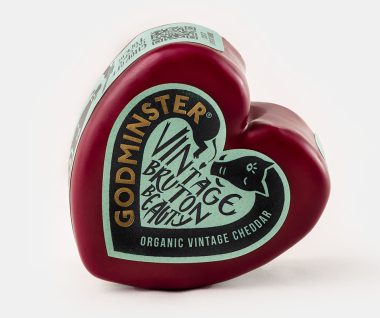 Godminster Heart-Shaped Bruton Beauty Cheddar 400g